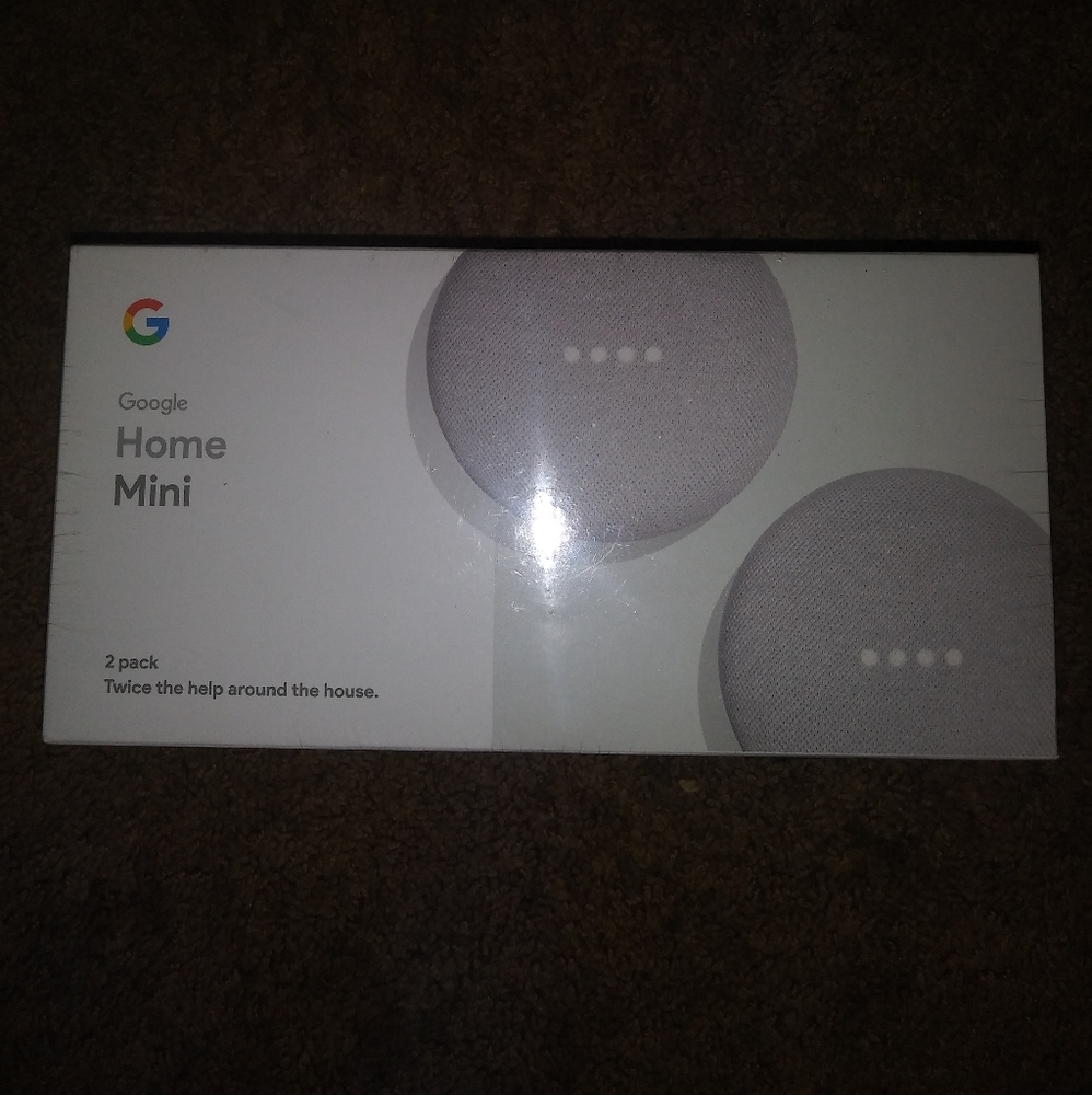 Google Home Mini (GA00377-US) 2 pack